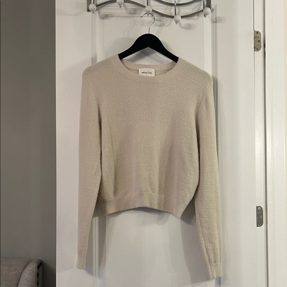 Wilfred Cream Crew Neck Sweater